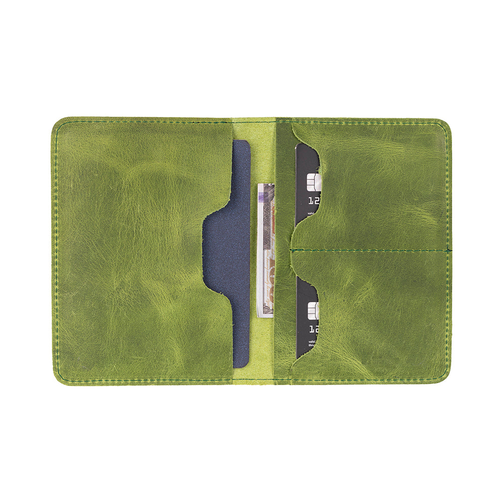 Bloominbag-Viaggio Voyager Olive Chic Deri Pasaport Ve Kart Kılıfı-3-Milagron.com