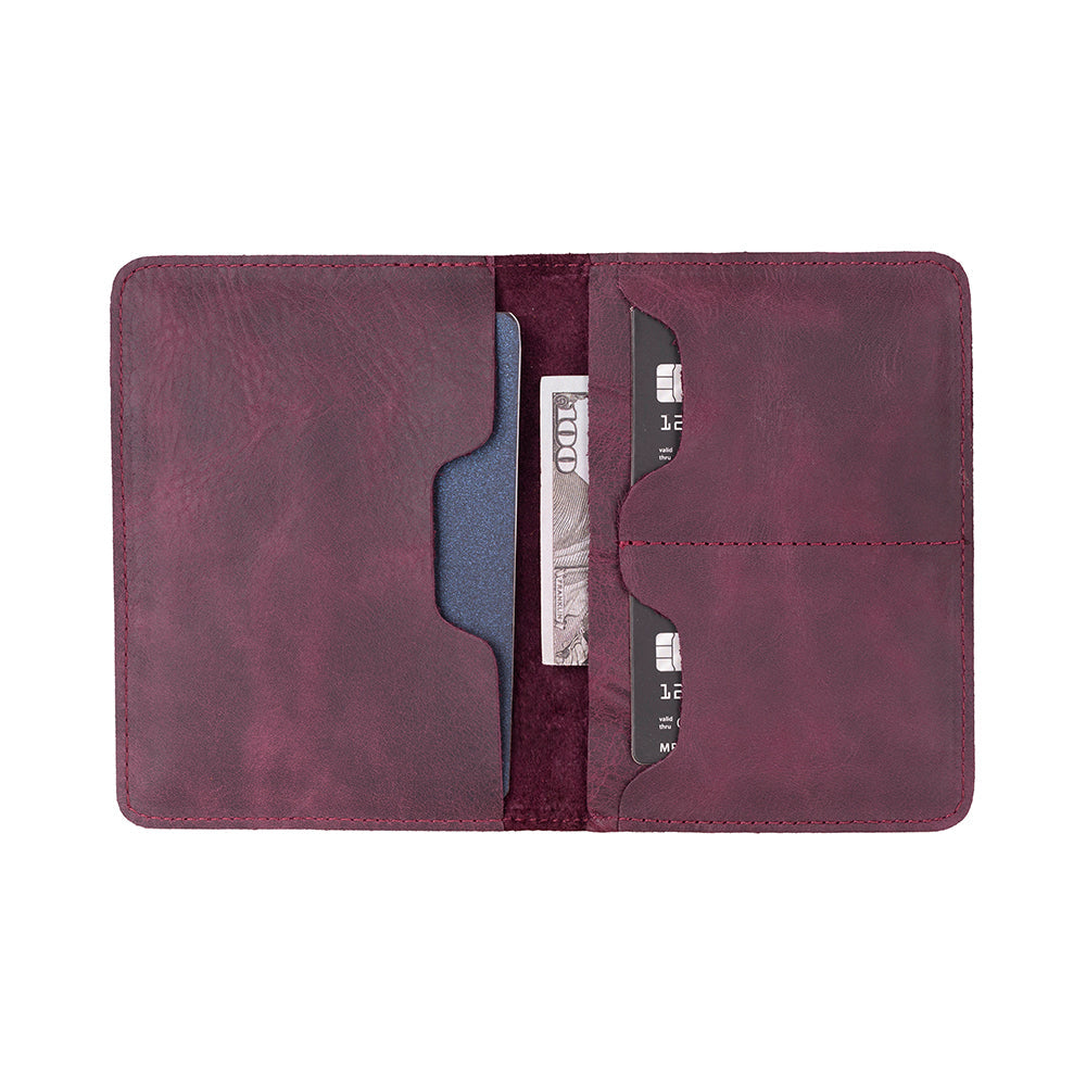 Bloominbag-Viaggio Voyager Orchid Chic Deri Pasaport Ve Kart Kılıfı-3-Milagron.com