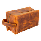 Voyage Golden Sand Hakiki Deri Dopp Kit – X Large