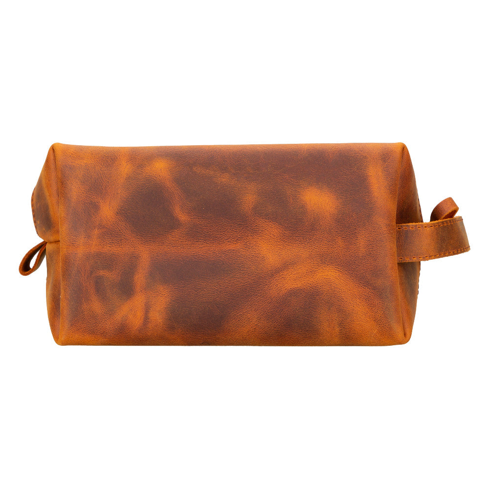 Voyage Golden Sand Hakiki Deri Dopp Kit – X Large
