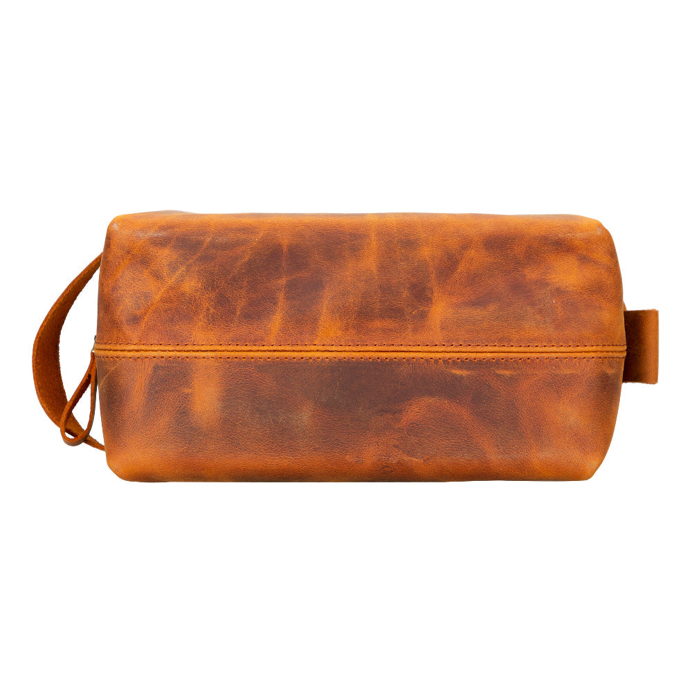 Voyage Golden Sand Hakiki Deri Dopp Kit – X Large