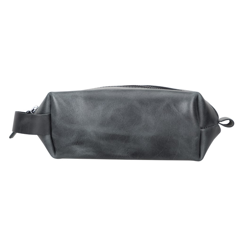 Voyage Marine Blue Hakiki Deri Dopp Kit – Large