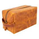 Voyage Moccasin Brown Hakiki Deri Dopp Kit – X Large