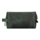 Voyage Olive Hakiki Deri Dopp Kit – Large