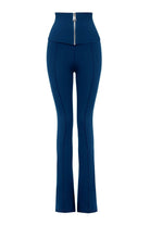 Bo&Po-Annalisa Corset Flare Leggings Blue-Activewear-1-Milagron.com
