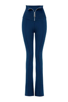 Bo&Po-Annalisa Corset Flare Leggings Blue-Activewear-3-Milagron.com