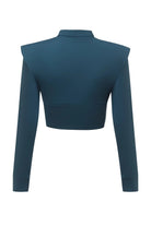 Bo&Po-Annalisa Jacket Oil Blue-Ceket-3-Milagron.com