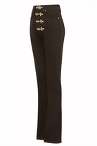 Bo&Po-Gaia Flare Jeans Brown-Kot Pantolon-2-Milagron.com