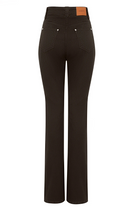Bo&Po-Gaia Flare Jeans Brown-Kot Pantolon-3-Milagron.com