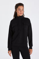 Boboist-Boboist Abby Sweatshirt Abby Dik Yaka Sweatshirt-Sweatshirt-3-Milagron.com