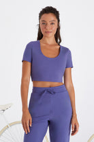 Boboist-Boboist April Kk Crop Top April Kısa Kollu Crop Top-Crop Top-1-Milagron.com