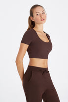 Boboist-Boboist April Kk Crop Top April Kısa Kollu Crop Top-Crop Top-2-Milagron.com