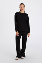 Boboist-Boboist Ellie Sweatshirt Elle çıtçıt Detaylı Sweatshirt-Sweatshirt-4-Milagron.com