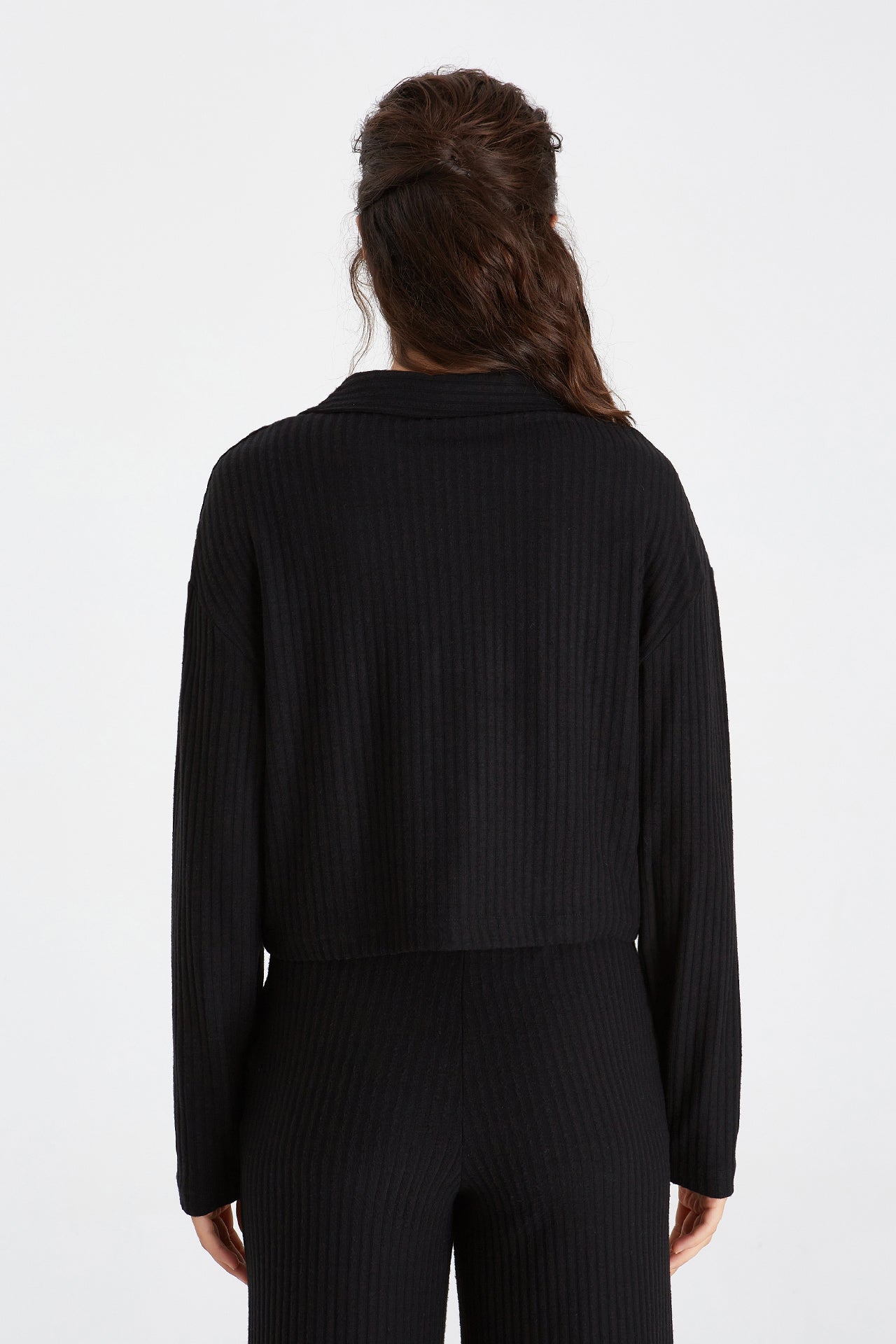 Boboist-Boboist Eva Sweatshirt Eva Bağcık Detaylı Sweatshirt-Sweatshirt-3-Milagron.com