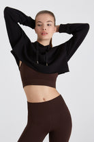 Boboist-Boboist Everly Sweatshirt Everly Kapüşonlu Kısa Sweatshirt-Sweatshirt-2-Milagron.com