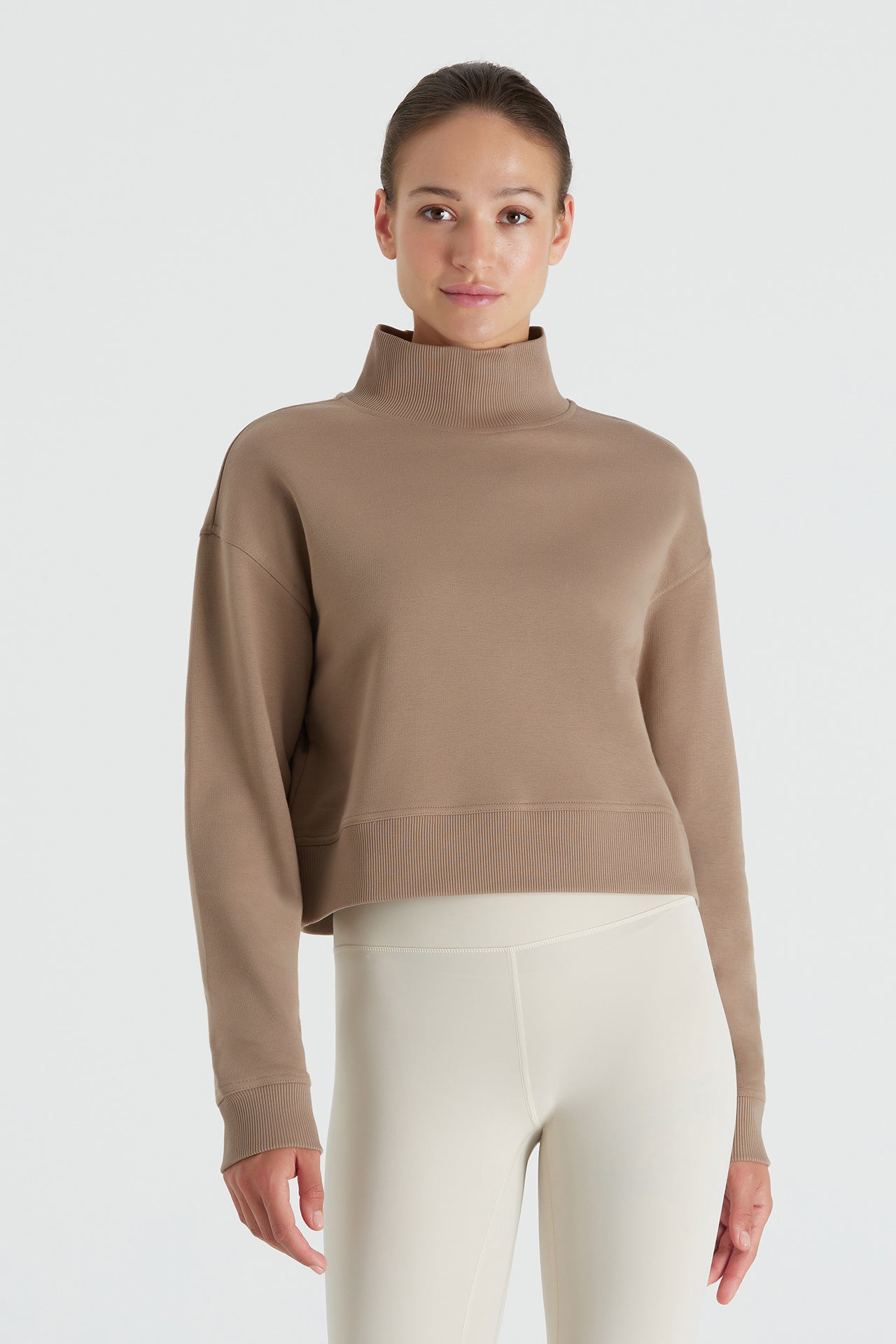 Boboist-Boboist Lori Sweatshirt Lori Dik Yaka Kısa Sweatshirt-Sweatshirt-1-Milagron.com