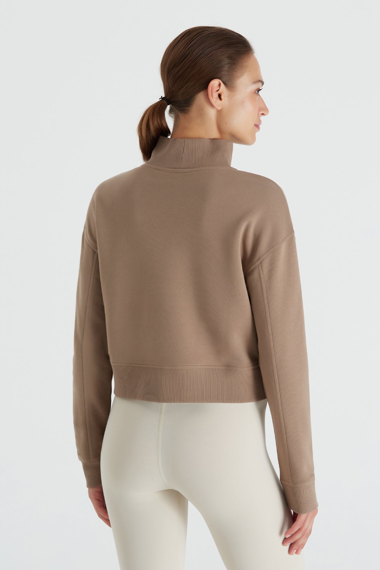 Boboist-Boboist Lori Sweatshirt Lori Dik Yaka Kısa Sweatshirt-Sweatshirt-2-Milagron.com