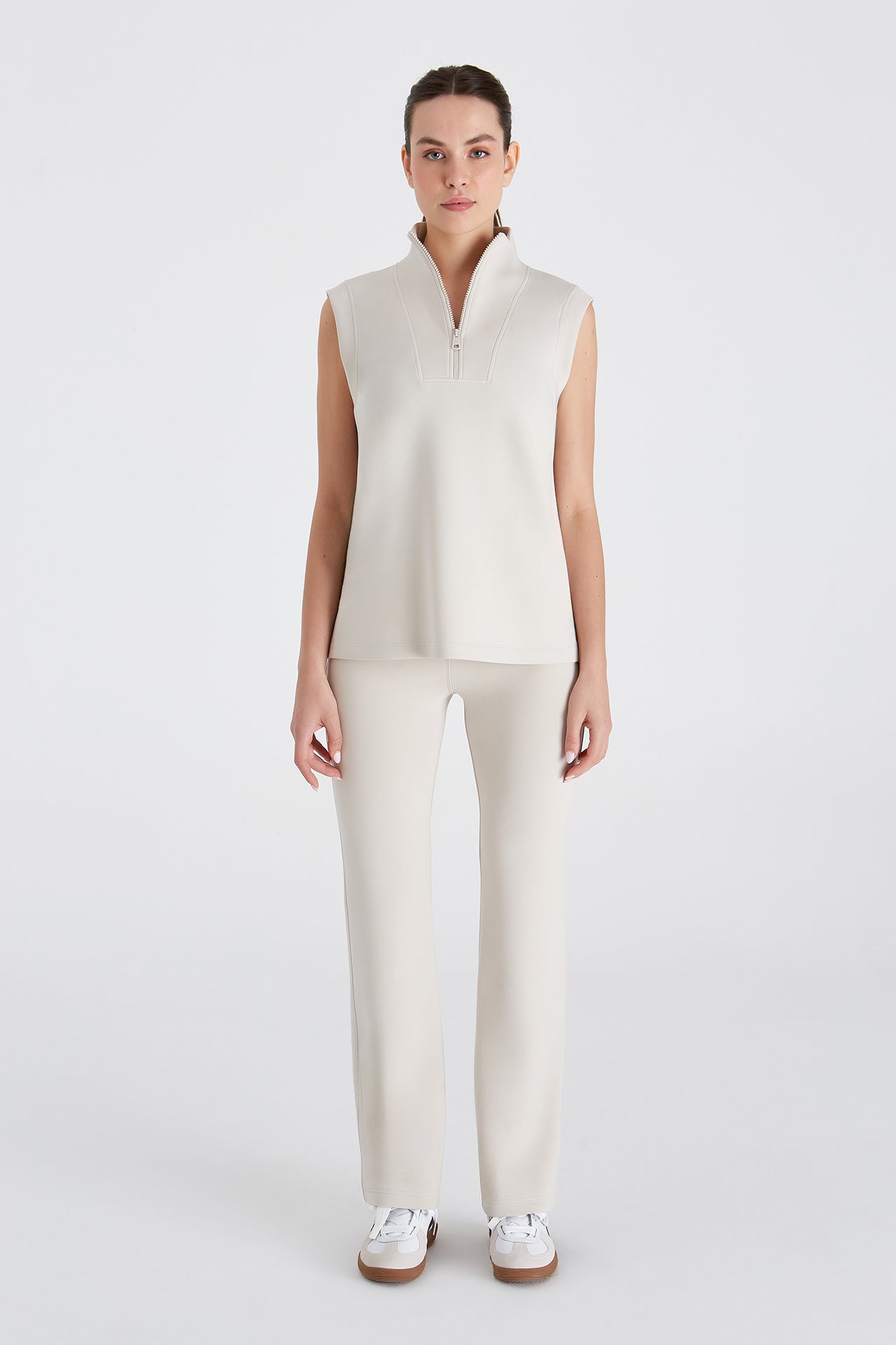 Boboist-Boboist Sabrina F.Sweatshirt Sabrina Fermuar Detaylı Yaka Sweatshirt-Sabrina F.Sweatshirt-2-Milagron.com