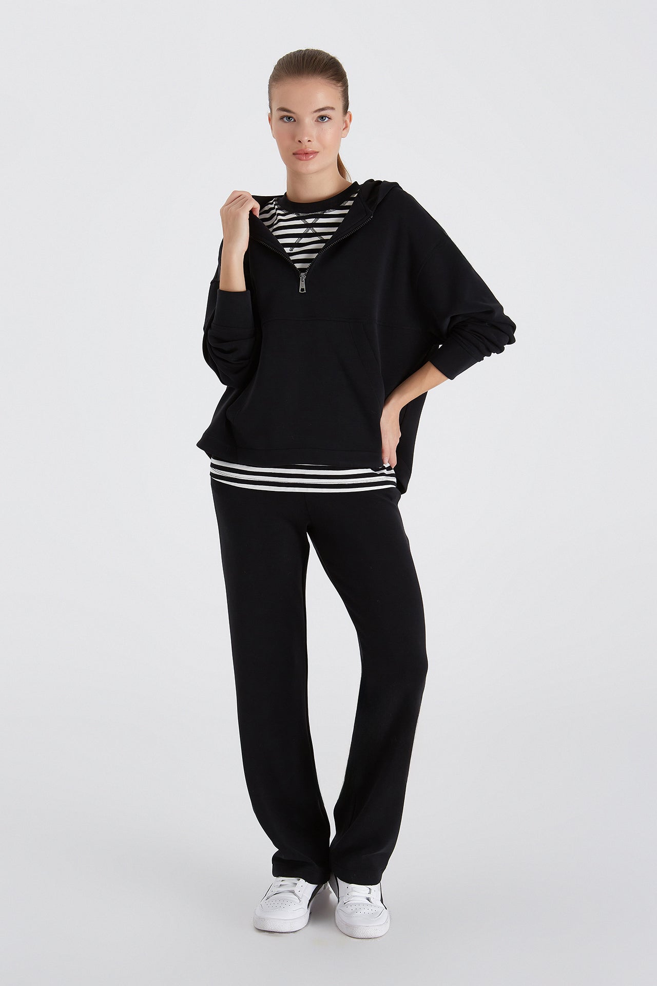 Boboist-Boboist Sabrina K Sweatshirt Sabrina Kapüşonlu Sweatshirt-Sabrina K Sweatshirt-1-Milagron.com