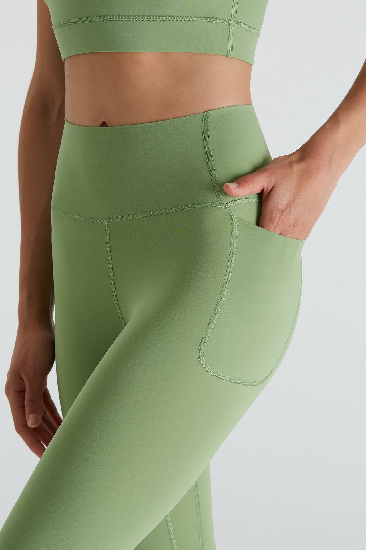 Boboist-Boboist Tera Cepli Tayt Tera Yüksek Bel Crop Boy Cepli Tayt-Tayt-4-Milagron.com