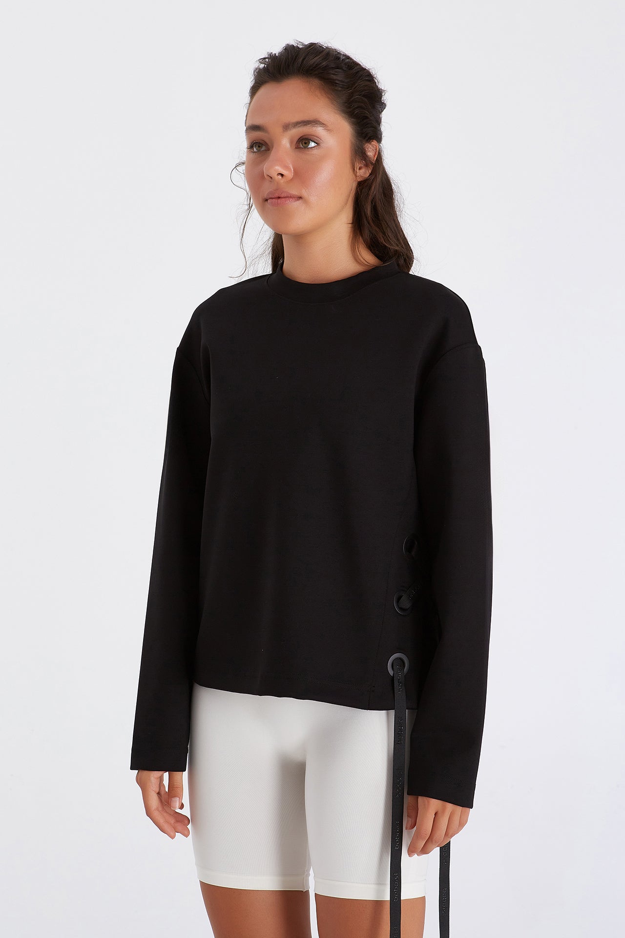 Celeste Bağcık Detaylı Sweatshirt