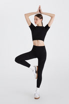 Boboist-Gigi Yüksek Bel 7/8 Dikişsiz Tayt-Tayt-2-Milagron.com