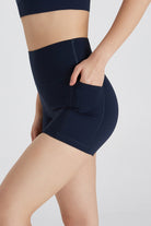 Boboist-Helen Cepli şort Tayt Helen Yüksel Bel 11 Cm Cepli Şort Tayt-Tayt-2-Milagron.com