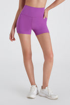 Boboist-Helen Cepli şort Tayt Helen Yüksel Bel 11 Cm Cepli Şort Tayt-Tayt-2-Milagron.com