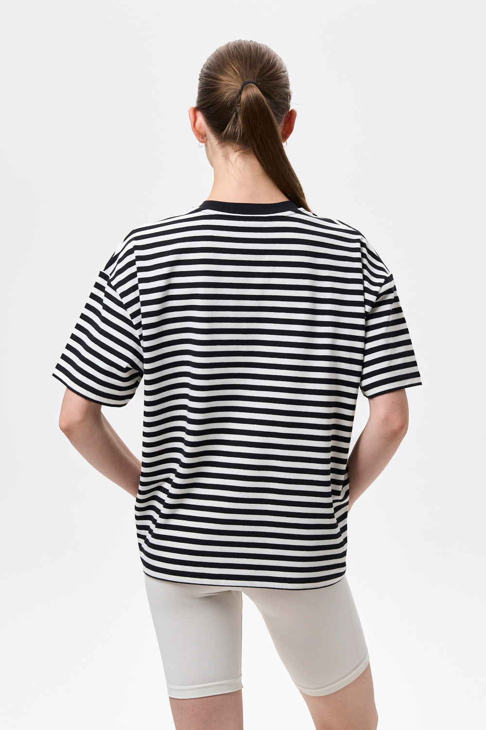 Boboist-Vilma çizgili Tshirt Vilma çizgili Oversize Tshirt-T-Shirts-3-Milagron.com