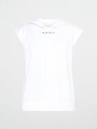 Body London-Kolsuz Kapüşonlu Üst Beyaz-Sweatshirts & Hoodies-2-Milagron.com