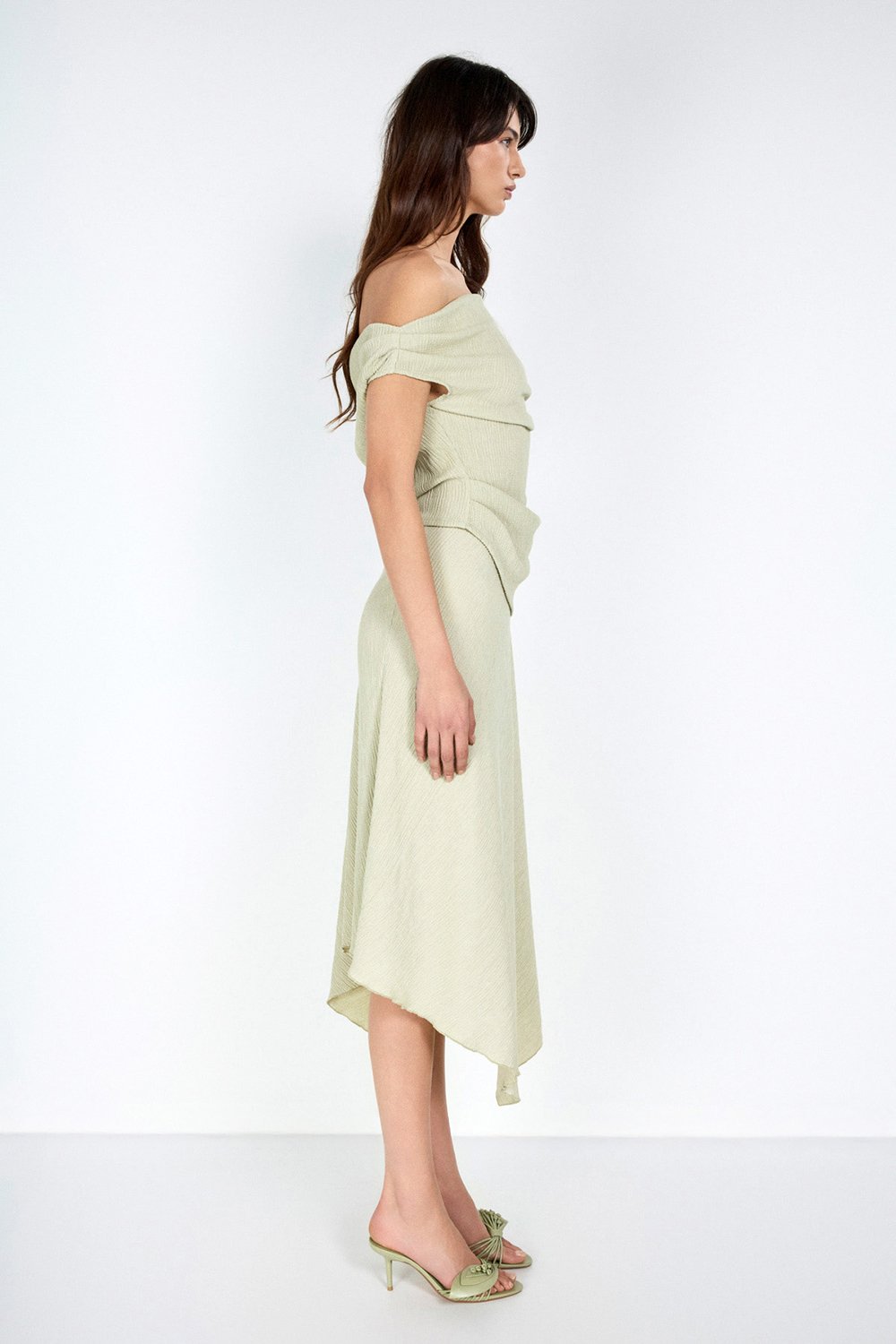 Boneqa Barcelona-Asimetrik Mint Etek-Etek-3-Milagron.com