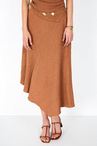 Boneqa Barcelona-Asimetrik Tarçın Etek-Etek-2-Milagron.com