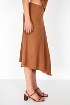 Boneqa Barcelona-Asimetrik Tarçın Etek-Etek-5-Milagron.com