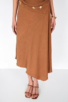 Boneqa Barcelona-Asimetrik Tarçın Etek-Etek-6-Milagron.com