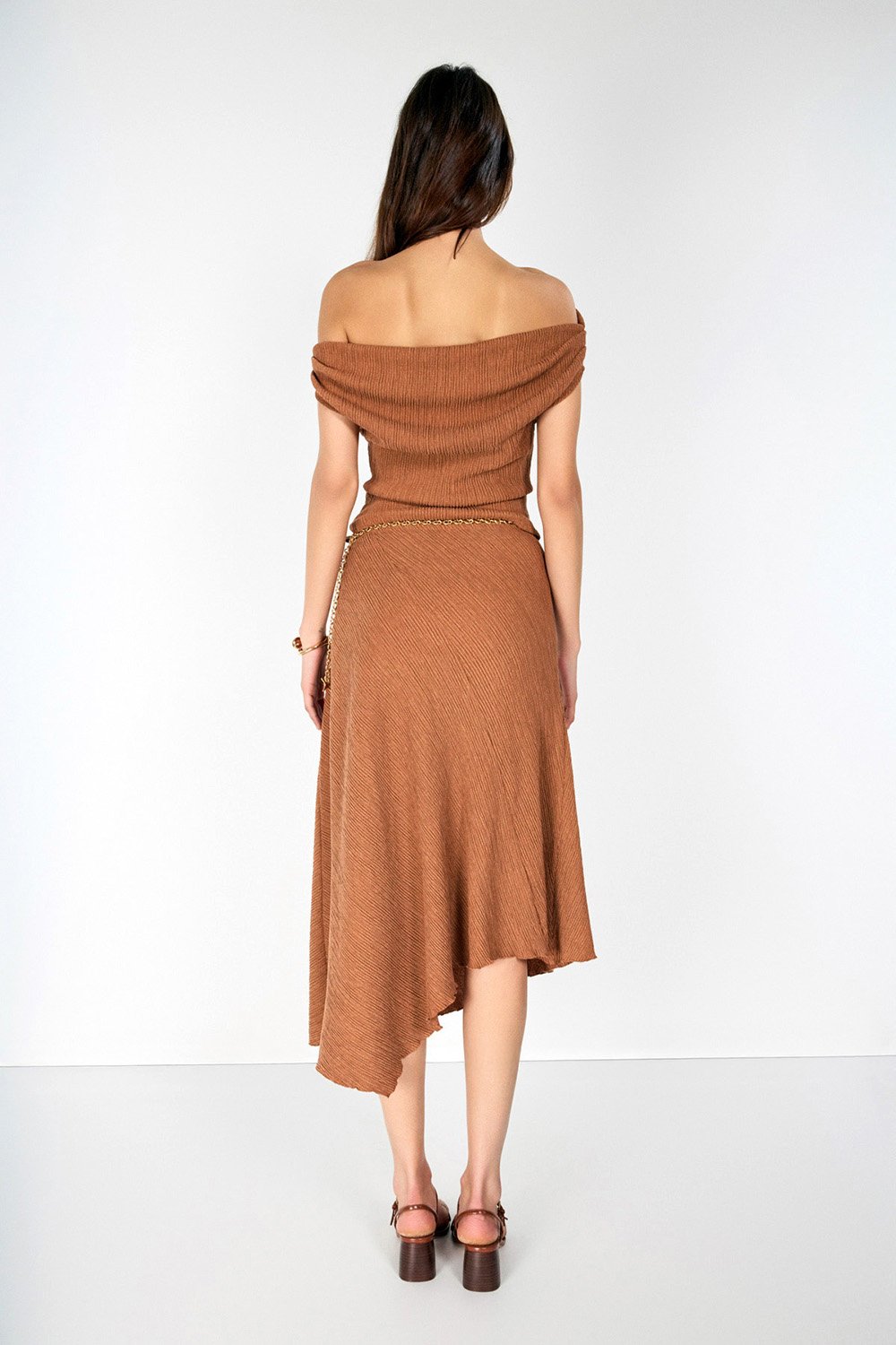 Boneqa Barcelona-Asimetrik Tarçın Etek-Etek-7-Milagron.com