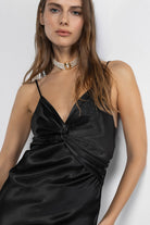 Boneqa Barcelona-Askılı Saten Parti Elbise-Elbise-4-Milagron.com