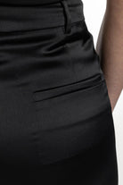 Boneqa Barcelona-Cep Detaylı Saten Fit Pantolon-Pantolon-5-Milagron.com