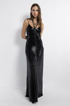 Boneqa Barcelona-Derin Sırt Dekolteli Gece Elbisesi-Elbise-1-Milagron.com