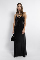 Boneqa Barcelona-Derin Sırt Dekolteli Gece Elbisesi-Elbise-2-Milagron.com