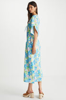 Boneqa Barcelona-Desenli Modal Elbise-Elbise-1-Milagron.com