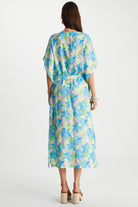 Boneqa Barcelona-Desenli Modal Elbise-Elbise-2-Milagron.com