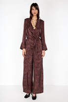 Boneqa Barcelona-Geniş Paça Desenli Pantolon-Pantolon-2-Milagron.com