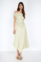 Boneqa Barcelona-Kayık Yaka Mint Top-T-Shirts-2-Milagron.com