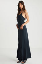 Boneqa Barcelona-Modal Karışımlı Siyah Etek-Etek-5-Milagron.com