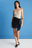 Boneqa Barcelona-Yarışçı Sırtlı Bej Tişört-T-Shirts-2-Milagron.com