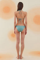 Bonesta-Aeolian Mint Green Kuşgözlü Üçgen Bikini Takımı-Bikini & Mayo-4-Milagron.com