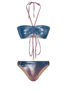 Bonesta-Agrizate Shiny Sapphire Blue And Misty Rose Çift Renk Straplez Bikini Takımı-Bikini & Mayo-1-Milagron.com