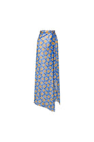 Bonesta-Alessia Ayçiçeği Desenli Bağcıklı Uzun Pareo Etek-Pareo & Bandana-1-Milagron.com