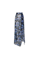 Bonesta-Alessia Kuş Desenli Bağcıklı Uzun Pareo Etek-Pareo & Bandana-1-Milagron.com