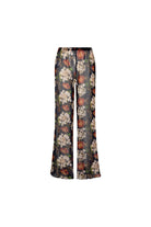 Bonesta-Alvara Koyu Kahve Çiçek Desenli Pantolon Pareo-Pareo & Bandana-1-Milagron.com